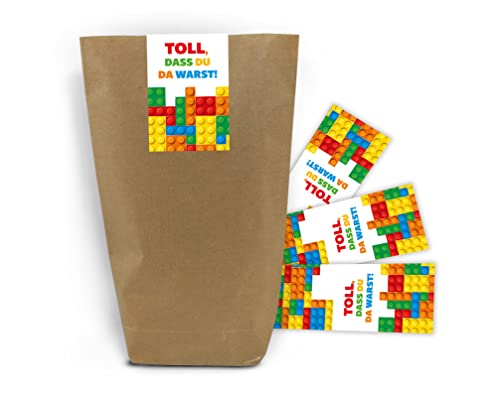 8 Geschenktüten + 8 Aufkleber Bausteine Bauklötze Mitgebsel Kindergeburtstag Junge Geschenktüten für Gastgeschenke einpacken beim Jungsgeburtstag 8 Geschenktüten + 8 Aufkleber Bausteine Bauklötze Mitgebsel Kindergeburtstag Junge Geschenktüten für Gastgeschenke einpacken beim Jungsgeburtstag von Junaversum