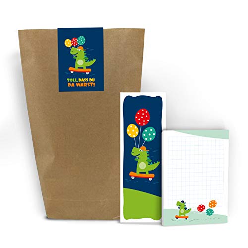8 Notizblöcke + 8 Lesezeichen + 8 Geschenktüten + 8 Aufkleber Dinosaurier Mitgebsel Gastgeschenk beim Geburtstag Kindergeburtstag Hochzeit Taufe 8 Notizblöcke + 8 Lesezeichen + 8 Geschenktüten + 8 Aufkleber Dinosaurier Mitgebsel Gastgeschenk beim Geburtstag Kindergeburtstag Hochzeit Taufe von Junaversum