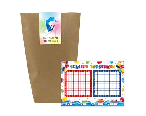 Mitgebsel 6 Schiffe versenken + 6 Geschenktüten + 6 Aufkleber Jump Trampolin Kindergeburtstag Mädchen Jungen Gastgeschenke für Mädchengeburtstag Jungsgeburtstag Mitgebsel 6 Schiffe versenken + 6 Geschenktüten + 6 Aufkleber Jump Trampolin Kindergeburtstag Mädchen Jungen Gastgeschenke für Mädchengeburtstag Jungsgeburtstag von Junaversum