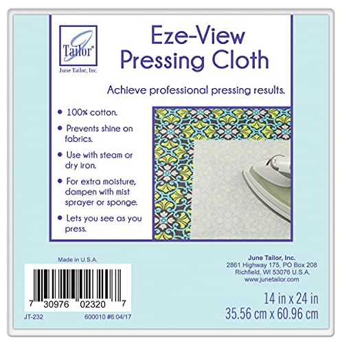 June Tailor 81484 Cotton Press Cloth Stoff, Baumwolle, Weiß von June Tailor