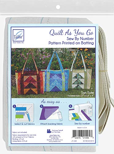 June Tailor Quilt As You Go Tragetasche, Tori, 38,1 x 35,6 x 35,6 cm von June Tailor