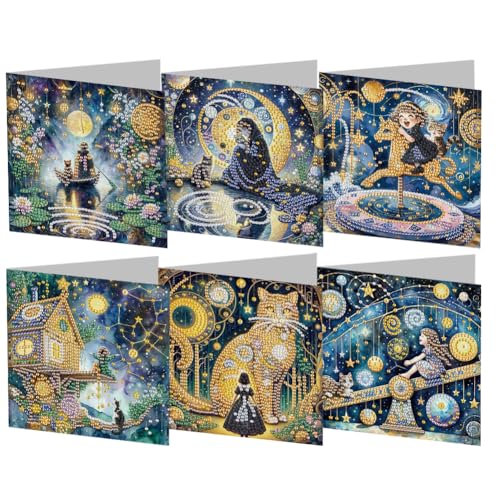 6 Stück Diamond Art Painting Karten DIY Diamant Painting Grußkarten Set mit Umschlägen Schmetterling Pflanzen for Geburtstag, Muttertag, Weihnachten Karten for Familie & Freunde 6 Stück Diamond Art Painting Karten DIY Diamant Painting Grußkarten Set mit Umschlägen Schmetterling Pflanzen for Geburtstag, Muttertag, Weihnachten Karten for Familie & Freunde von Junerain