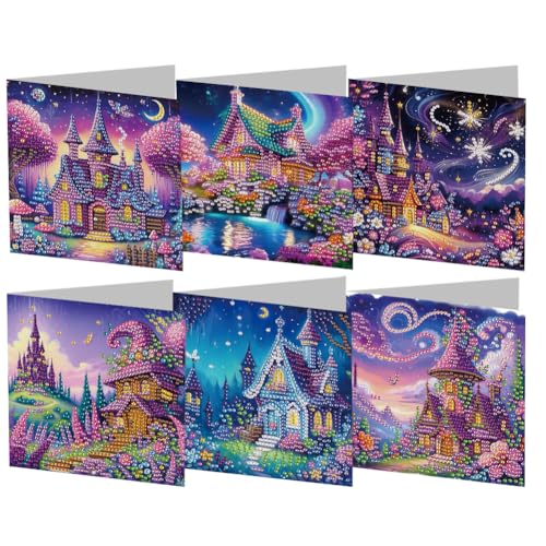 6 Stück Diamond Art Painting Karten DIY Diamant Painting Grußkarten Set mit Umschlägen Schmetterling Pflanzen for Geburtstag, Muttertag, Weihnachten Karten for Familie & Freunde 6 Stück Diamond Art Painting Karten DIY Diamant Painting Grußkarten Set mit Umschlägen Schmetterling Pflanzen for Geburtstag, Muttertag, Weihnachten Karten for Familie & Freunde von Junerain