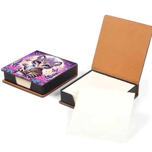 Junerain Desktop Notiz Box DIY Art Kits for Kinder, Kristallkunstnotenpolsterhalter mit Deckel 160 Blättern in Notes Box, Memo Block Art Painting Making Kit Kit Junerain Desktop Notiz Box DIY Art Kits for Kinder, Kristallkunstnotenpolsterhalter mit Deckel 160 Blättern in Notes Box, Memo Block Art Painting Making Kit Kit von Junerain