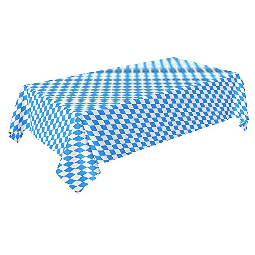 Junerain Oktoberfest Tischdecke Blau Weiß Tischdecke, Klassische Oktoberfest Bayerische Flagge Check Tischdecke for deutsche Oktoberfest Themed Indoor Outdoor Oktoberfest Party Dekorationen Junerain Oktoberfest Tischdecke Blau Weiß Tischdecke, Klassische Oktoberfest Bayerische Flagge Check Tischdecke for deutsche Oktoberfest Themed Indoor Outdoor Oktoberfest Party Dekorationen von Junerain