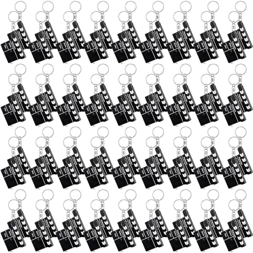 Junkin Filmnacht, Partygeschenke, Großschindel-Schlüsselanhänger mit Maßband, Filmthema, Partygeschenke, Nachtdekorationen für Souvenir-Preise (48 Stück) von Junkin
