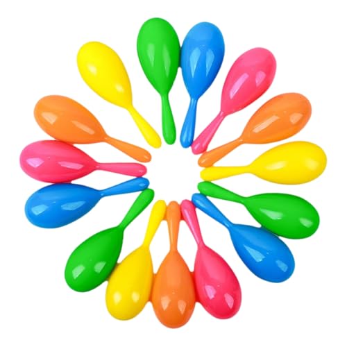 Junterone 25 Stück Maracas für Kinder, Maracas Mini Maracas Spielzeug Krachmacher Musikinstrumente für Kleinkinder Partygeschenke Junterone 25 Stück Maracas für Kinder, Maracas Mini Maracas Spielzeug Krachmacher Musikinstrumente für Kleinkinder Partygeschenke von Junterone