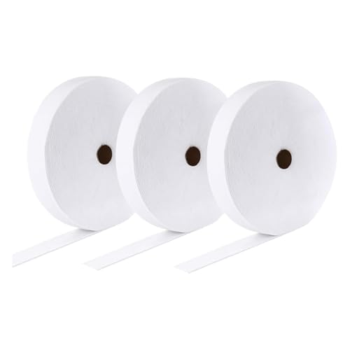 Junterone 3 Rollen JellyRoll-Vliesstreifen, 2 1/4, Insgesamt 137 M, Baumwollmischgewebe auf Einer Rolle, Flexibles Quilt-Vlies für Teppiche Junterone 3 Rollen JellyRoll-Vliesstreifen, 2 1/4, Insgesamt 137 M, Baumwollmischgewebe auf Einer Rolle, Flexibles Quilt-Vlies für Teppiche von Junterone