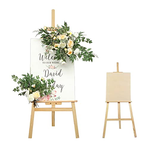 Mini Staffelei 150cm Staffelei Holz Groß, Bild Ständer Aus Kiefernholz, Klappbar und Höhenverstellbar bis 105cm, Staffelei Hochzeit, Willkommen Staffelei, Holzstaffelei für Kinder und Erwachsene Mini Staffelei 150cm Staffelei Holz Groß, Bild Ständer Aus Kiefernholz, Klappbar und Höhenverstellbar bis 105cm, Staffelei Hochzeit, Willkommen Staffelei, Holzstaffelei für Kinder und Erwachsene von Jupitor