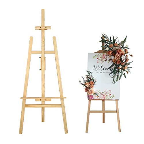 Staffelei, Staffelei Holz Groß 175cm Holzstaffelei für Kinder und Erwachsene, Staffelei Holz, Staffelei Kinder, Leinwand Ständer Höhenverstellbar bis 105cm, Willkommensschild Hochzeit Staffelei Staffelei, Staffelei Holz Groß 175cm Holzstaffelei für Kinder und Erwachsene, Staffelei Holz, Staffelei Kinder, Leinwand Ständer Höhenverstellbar bis 105cm, Willkommensschild Hochzeit Staffelei von Jupitor