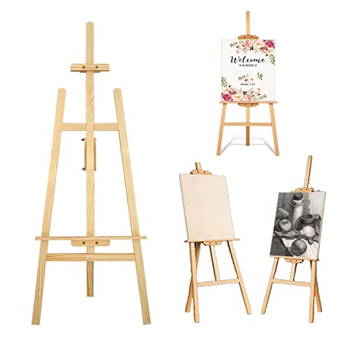 Staffelei Holz Groß 150 cm Hochzeit Leinwand Ständer Höhenverstellbar bis 105 cm, Staffelei Kinder, Bild Ständer Aus Vollholz Tisch, Atelierstaffelei Hochzeit Staffelei Willkommen Schild StaffeleIi Staffelei Holz Groß 150 cm Hochzeit Leinwand Ständer Höhenverstellbar bis 105 cm, Staffelei Kinder, Bild Ständer Aus Vollholz Tisch, Atelierstaffelei Hochzeit Staffelei Willkommen Schild StaffeleIi von Jupitor