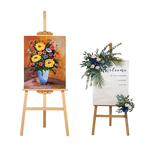 Staffelei Kinder, Staffelei Holz Groß, Staffelei Hochzeit, Willkommen Schild StaffeleIi, Staffelei für Gemäldeausstellung, Holzstaffelei für Kinder und Erwachsene, Klappbar und Höhenverstellbar, 175cm Staffelei Kinder, Staffelei Holz Groß, Staffelei Hochzeit, Willkommen Schild StaffeleIi, Staffelei für Gemäldeausstellung, Holzstaffelei für Kinder und Erwachsene, Klappbar und Höhenverstellbar, 175cm von Jupitor