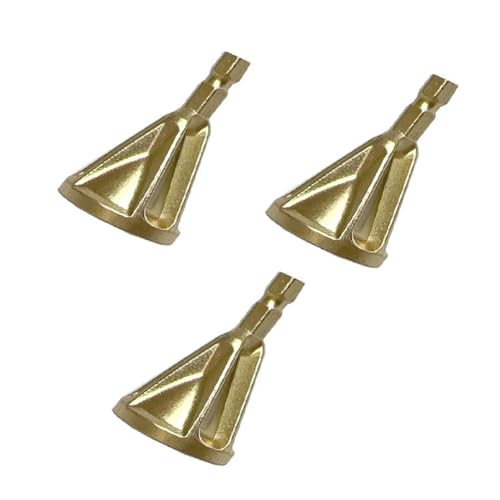 Juqoyue 3-Teiliger Sechskantgriff, Länge 18 mm, Außer für Fräser, Schrauben, Polierbohrer, Anfaswerkzeug, Geeigneter Durchmesser 6-19 mm, C von Juqoyue