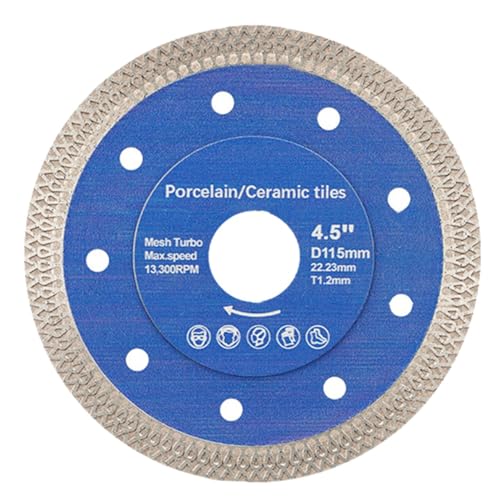 Juqoyue Sägeblätter für Fliesen, Keramik, Marmor, Platten, Steinschneideblätter und Langlebige Materialien 115 X 22,23 mm Juqoyue Sägeblätter für Fliesen, Keramik, Marmor, Platten, Steinschneideblätter und Langlebige Materialien 115 X 22,23 mm von Juqoyue