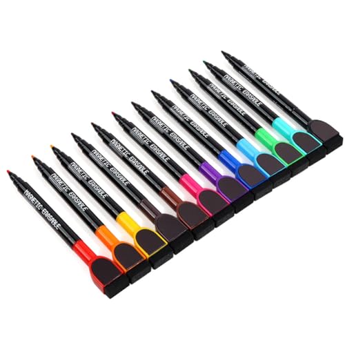 Juqoyue Trocken Abwischbare Marker, Magnetischer Trocken Abwischbarer Marker mit Spitze, Trocken Abwischbarer Whiteboardmarker, Whiteboardmarker mit Radiergummi Juqoyue Trocken Abwischbare Marker, Magnetischer Trocken Abwischbarer Marker mit Spitze, Trocken Abwischbarer Whiteboardmarker, Whiteboardmarker mit Radiergummi von Juqoyue
