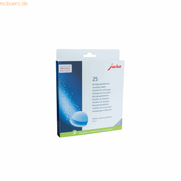 Jura Reinigungstabletten 3 Phasen 25045 25 Stück von Jura