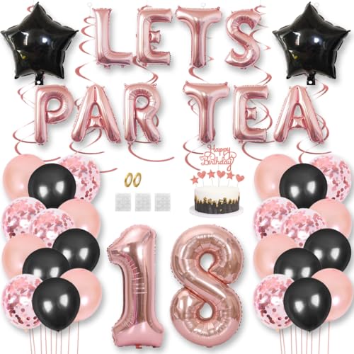 Teeparty Geburtstag Dekorationen LETS PAR TEA Nummer Folienballons High Tea Thema Partyzubehör 18. Party Fotoshooting Supplies Konfetti Luftballons Tortenaufsatz Teeparty Geburtstag Dekorationen LETS PAR TEA Nummer Folienballons High Tea Thema Partyzubehör 18. Party Fotoshooting Supplies Konfetti Luftballons Tortenaufsatz von Jurxy