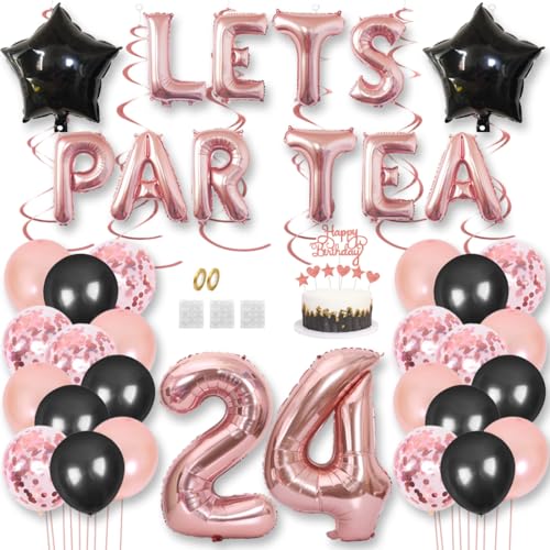 Teeparty Geburtstag Dekorationen LETS PAR TEA Nummer Folienballons High Tea Thema Partyzubehör 24. Party Fotoshooting Supplies Konfetti Luftballons Tortenaufsatz Teeparty Geburtstag Dekorationen LETS PAR TEA Nummer Folienballons High Tea Thema Partyzubehör 24. Party Fotoshooting Supplies Konfetti Luftballons Tortenaufsatz von Jurxy