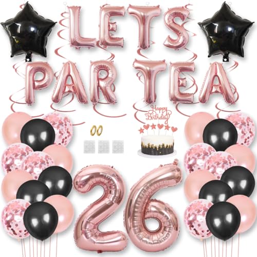 Teeparty Geburtstag Dekorationen LETS PAR TEA Nummer Folienballons High Tea Thema Partyzubehör 26. Party Fotoshooting Supplies Konfetti Luftballons Tortenaufsatz Teeparty Geburtstag Dekorationen LETS PAR TEA Nummer Folienballons High Tea Thema Partyzubehör 26. Party Fotoshooting Supplies Konfetti Luftballons Tortenaufsatz von Jurxy