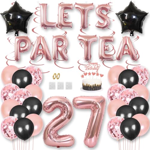 Teeparty Geburtstag Dekorationen LETS PAR TEA Nummer Folienballons High Tea Thema Partyzubehör 27. Party Fotoshooting Supplies Konfetti Luftballons Tortenaufsatz Teeparty Geburtstag Dekorationen LETS PAR TEA Nummer Folienballons High Tea Thema Partyzubehör 27. Party Fotoshooting Supplies Konfetti Luftballons Tortenaufsatz von Jurxy