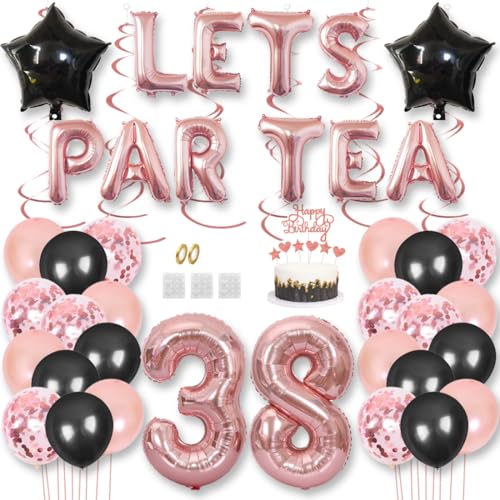 Teeparty Geburtstag Dekorationen LETS PAR TEA Nummer Folienballons High Tea Thema Partyzubehör 38. Party Fotoshooting Supplies Konfetti Luftballons Tortenaufsatz Teeparty Geburtstag Dekorationen LETS PAR TEA Nummer Folienballons High Tea Thema Partyzubehör 38. Party Fotoshooting Supplies Konfetti Luftballons Tortenaufsatz von Jurxy