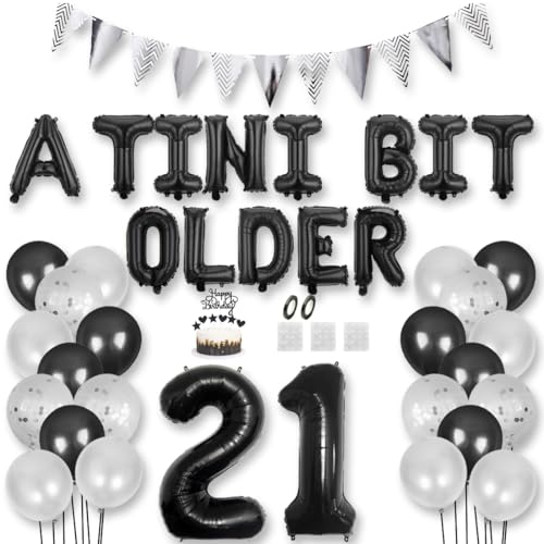 Martini Geburtstag Party Decor A Tiny Bit Older Espresso Bar-Thema Partyzubehör 21. Geburtstag Dekorationen Banner Folienballon Luftballons Tinis Dekor Foto-Requisite Schwarz Martini Geburtstag Party Decor A Tiny Bit Older Espresso Bar-Thema Partyzubehör 21. Geburtstag Dekorationen Banner Folienballon Luftballons Tinis Dekor Foto-Requisite Schwarz von Jurxy