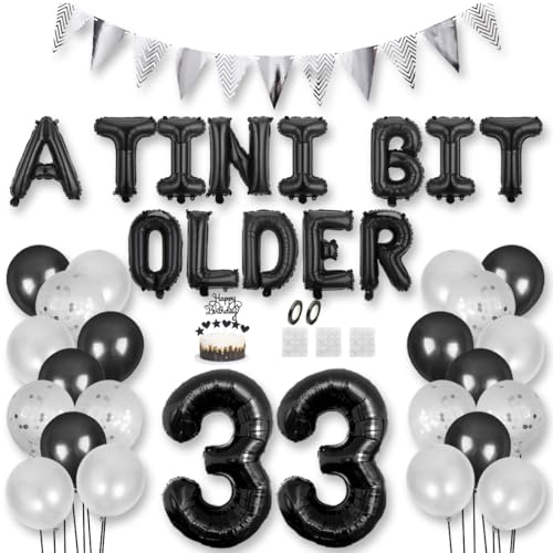 Martini Geburtstag Party Decor A Tiny Bit Older Espresso Bar-Thema Partyzubehör 33. Geburtstag Dekorationen Banner Folienballon Luftballons Tinis Dekor Foto-Requisite Schwarz Martini Geburtstag Party Decor A Tiny Bit Older Espresso Bar-Thema Partyzubehör 33. Geburtstag Dekorationen Banner Folienballon Luftballons Tinis Dekor Foto-Requisite Schwarz von Jurxy