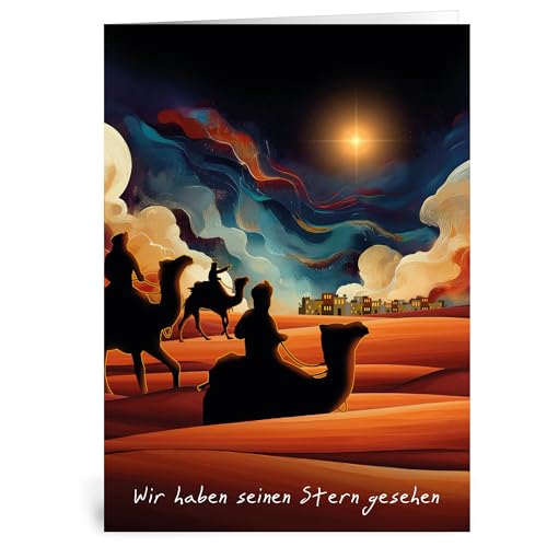 Weihnachtskarten mit Umschlag Set 10 Stück - Weihnachtsstern, 10er Set A6 Weihnachts Klappkarten mit Umschlägen, Christmas Cards von Just Cards Direct Weihnachtskarten mit Umschlag Set 10 Stück - Weihnachtsstern, 10er Set A6 Weihnachts Klappkarten mit Umschlägen, Christmas Cards von Just Cards Direct von Just Cards Direct cards & gifts
