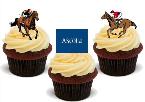 Racecourse Ascot Mix - 12 essbare hochwertige stehende Waffeln Karte Kuchen Toppers Dekorationen, Racecourse Ascot Mix - 12 Edible Stand Up Premium Wafer Card Cake Toppers Decorations Racecourse Ascot Mix - 12 essbare hochwertige stehende Waffeln Karte Kuchen Toppers Dekorationen, Racecourse Ascot Mix - 12 Edible Stand Up Premium Wafer Card Cake Toppers Decorations von Just Party Supplies