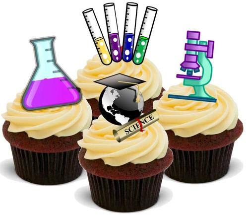 Wissenschaft Graduate Mix - 12 essbare hochwertige stehende Waffeln Karte Kuchen Toppers Dekorationen, Science Graduate Mix - 12 Edible Stand Up Premium Wafer Card Cake Toppers Decorations Wissenschaft Graduate Mix - 12 essbare hochwertige stehende Waffeln Karte Kuchen Toppers Dekorationen, Science Graduate Mix - 12 Edible Stand Up Premium Wafer Card Cake Toppers Decorations von Just Party Supplies