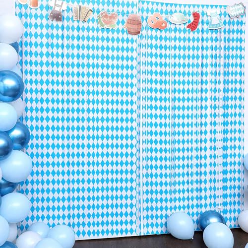 Justforjoyful 2 Stück Oktoberfest Party Folie Fransenvorhang Oktoberfest Party Supplies Blau und Weiß kariert Foto Booth Requisiten Hintergrund Luftschlangen für Bier Festival Feiern Raumdekor 1 x 2 m Justforjoyful 2 Stück Oktoberfest Party Folie Fransenvorhang Oktoberfest Party Supplies Blau und Weiß kariert Foto Booth Requisiten Hintergrund Luftschlangen für Bier Festival Feiern Raumdekor 1 x 2 m von Justforjoyful
