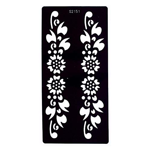 JUSTFOX - Henna Tattoo Schablone Airbrush Stencil Blume Kina Dövme JUSTFOX - Henna Tattoo Schablone Airbrush Stencil Blume Kina Dövme von Justfox