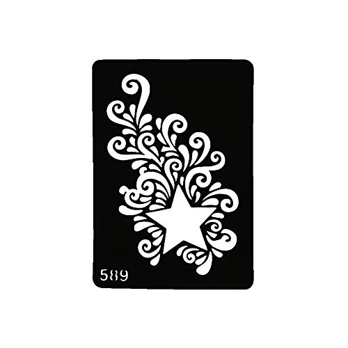JUSTFOX - Henna Tattoo Schablone Airbrush Stencil Dövme Selbstklebend Stern JUSTFOX - Henna Tattoo Schablone Airbrush Stencil Dövme Selbstklebend Stern von Justfox