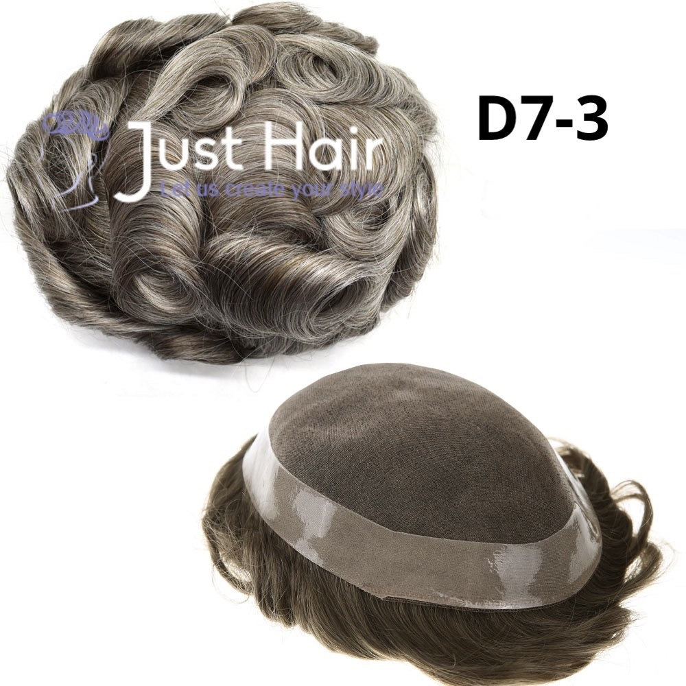 Feines Mono Durable Mens Toupet Haarteil 100% Echthaar Ersatzsystem D7-3 Feines Mono Durable Mens Toupet Haarteil 100% Echthaar Ersatzsystem D7-3 von JusthairShop