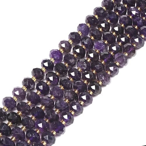 10 mm Amethyst facettierte Rondelle lose Perlen DIY Schmuckherstellung 39,9 - 40,6 cm 10 mm Amethyst facettierte Rondelle lose Perlen DIY Schmuckherstellung 39,9 - 40,6 cm von Justinstones