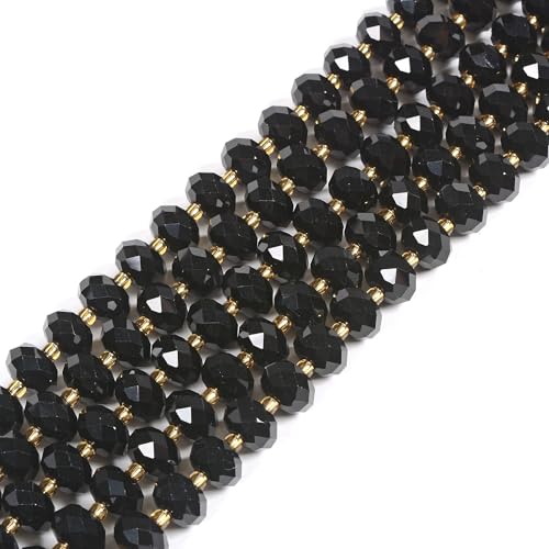 10 mm schwarzer Achat facettierte Rondelle lose Perlen DIY Schmuckherstellung 39,9 - 40,6 cm 10 mm schwarzer Achat facettierte Rondelle lose Perlen DIY Schmuckherstellung 39,9 - 40,6 cm von Justinstones