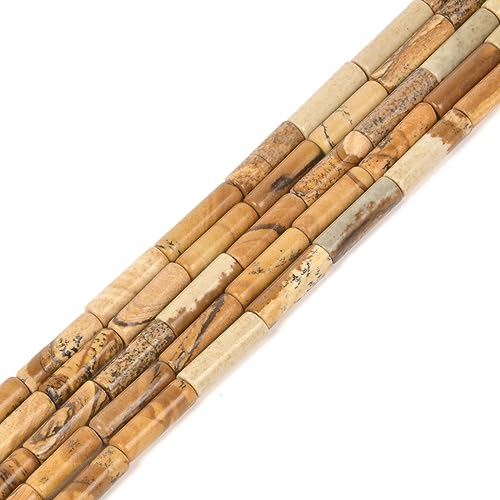 13 mm natürliche Jaspis-Säulen-Röhre, Zylinder, lose Perlen, 38,1 cm, Schmuckherstellung, DIY-Armband, Halskette 13 mm natürliche Jaspis-Säulen-Röhre, Zylinder, lose Perlen, 38,1 cm, Schmuckherstellung, DIY-Armband, Halskette von Justinstones