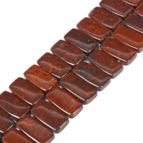 20 mm roter Jaspis, modisch, flach, rechteckig, lose Perlen, Doppellöcher, DIY-Schmuckherstellung, 20,3 cm 20 mm roter Jaspis, modisch, flach, rechteckig, lose Perlen, Doppellöcher, DIY-Schmuckherstellung, 20,3 cm von Justinstones