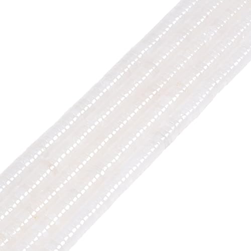 5 bis 6 mm natürlicher weißer klarer Quarz-Edelstein, Heishi-Scheibe, Abstandshalter, Schmuckherstellung, DIY, lose Perlen, 40,6 cm 5 bis 6 mm natürlicher weißer klarer Quarz-Edelstein, Heishi-Scheibe, Abstandshalter, Schmuckherstellung, DIY, lose Perlen, 40,6 cm von Justinstones