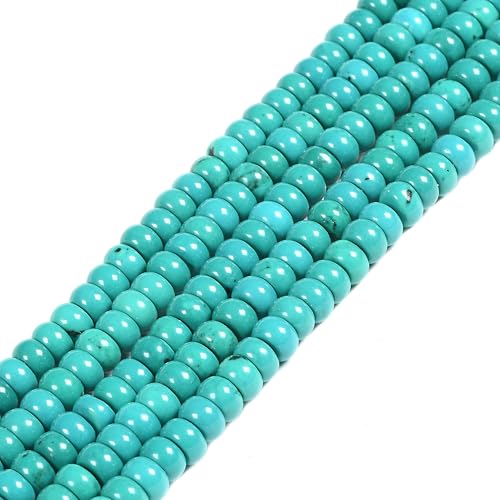 Gefärbter grüner Howlith Türkis, 6 mm, lose Perlen, Strang für selbstgemachte Armbänder, Halsketten, Schmuckherstellung, Perlen, 40,6 cm von Justinstones