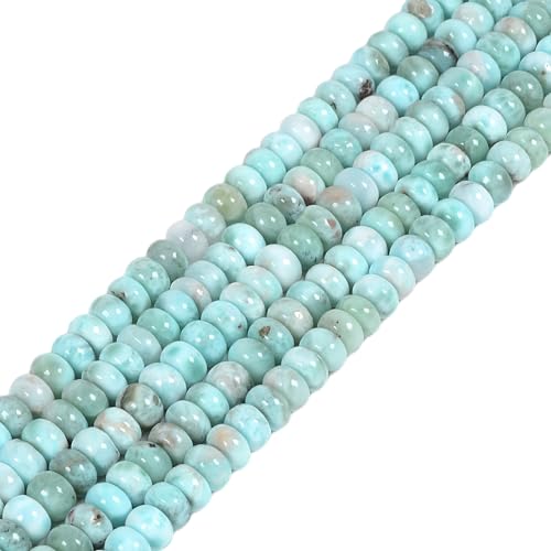 Natürliche Larimar 5 mm Rondelle lose Perlen 38,1 cm für DIY Schmuckherstellung Perlen Natürliche Larimar 5 mm Rondelle lose Perlen 38,1 cm für DIY Schmuckherstellung Perlen von Justinstones
