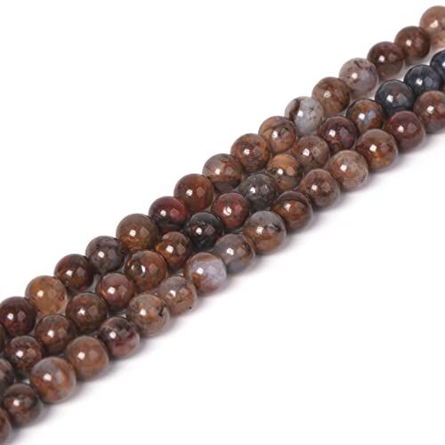 Natürliche Pietersite 4 mm runde lose Perlen 40,6 cm für Schmuckherstellung von Justinstones