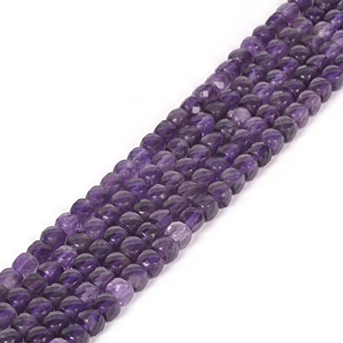 Natürlicher Amethyst-Edelstein, 4 mm, facettiert, quadratisch, lose Perlen, 40,6 cm für DIY Schmuckherstellung Perlen Natürlicher Amethyst-Edelstein, 4 mm, facettiert, quadratisch, lose Perlen, 40,6 cm für DIY Schmuckherstellung Perlen von Justinstones