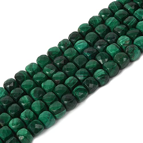 Natürlicher Malachit-Edelstein, 4 mm, facettiert, quadratisch, lose Perlen, 40,6 cm für DIY-Schmuckherstellung, Perlen Natürlicher Malachit-Edelstein, 4 mm, facettiert, quadratisch, lose Perlen, 40,6 cm für DIY-Schmuckherstellung, Perlen von Justinstones