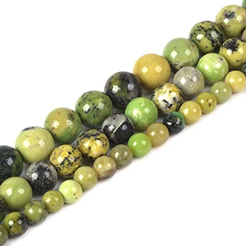 Natürlicher australischer Chrysopras, 8 mm, rund, lose Perlen, Strang für DIY-Armbänder, Halsketten, Schmuckherstellung von Justinstones