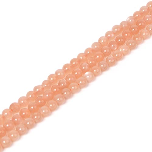Natürlicher orangefarbener Sonnenstein 4 mm runde lose Perlen 40,6 cm für Schmuckherstellung Perlen Natürlicher orangefarbener Sonnenstein 4 mm runde lose Perlen 40,6 cm für Schmuckherstellung Perlen von Justinstones