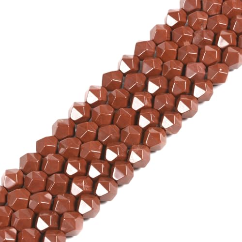Roter Jaspis, 6 mm, dreieckig, facettiert, rund, lose Perlen, Strang, 39,4 cm, DIY-Schmuckherstellung Roter Jaspis, 6 mm, dreieckig, facettiert, rund, lose Perlen, Strang, 39,4 cm, DIY-Schmuckherstellung von Justinstones