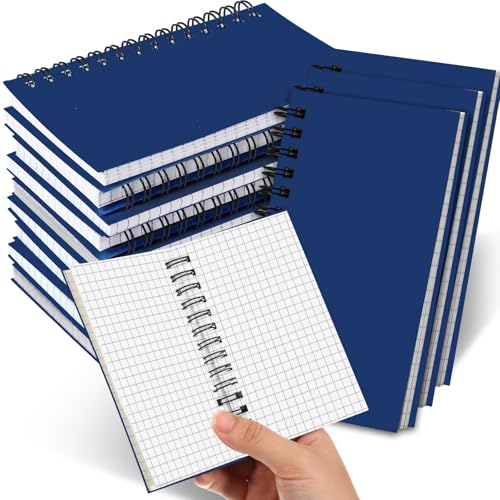 Jutom Kleine Grafikpapierblöcke für den Schulanfang, Mini-Spiralnotizbücher, Rasterpapier, 7,6 x 12,7 cm, Taschennotizblöcke, 120 Seiten, Mini-Notizblöcke für Büro, Schule, Arbeit, Mathematik, Meeting Jutom Kleine Grafikpapierblöcke für den Schulanfang, Mini-Spiralnotizbücher, Rasterpapier, 7,6 x 12,7 cm, Taschennotizblöcke, 120 Seiten, Mini-Notizblöcke für Büro, Schule, Arbeit, Mathematik, Meeting von Jutom