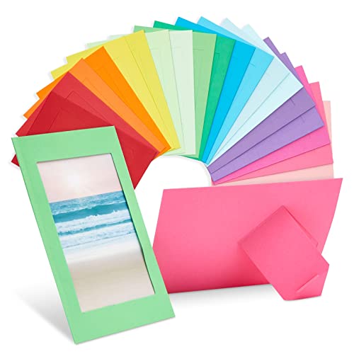 Juvale Bilderrahmen aus Karton, Staffelei, 10 x 15 cm, 50 Stück, 10 Farben Juvale Bilderrahmen aus Karton, Staffelei, 10 x 15 cm, 50 Stück, 10 Farben von Juvale