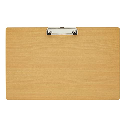 Juvale Klemmbrett/Schreibbrett- Querformat, mit Flachem Clip, Strapazierfähig, Formularhalter - Ideal für Schule, Lehrer - Holz, Braun, 29,2 x 43,2 cm Juvale Klemmbrett/Schreibbrett- Querformat, mit Flachem Clip, Strapazierfähig, Formularhalter - Ideal für Schule, Lehrer - Holz, Braun, 29,2 x 43,2 cm von Juvale